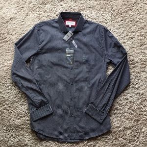 NWT black fitted Express dress shirt size medium